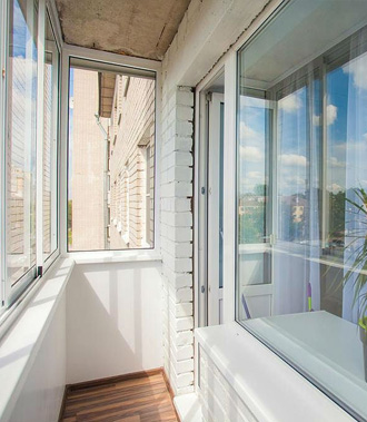 Остекление балконов в Верее